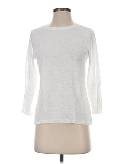 Pre-owned Goldie 3/4 Sleeve T-shirt In White