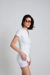Goldie Byrd All Day Liner Shorts In White