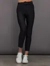 Goldie Byrd Belted Hybrid Pants In Black