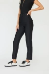 Goldie Byrd Belted Hybrid Pants In Black