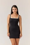 Goldie Byrd Cami Tennis Dress In Black