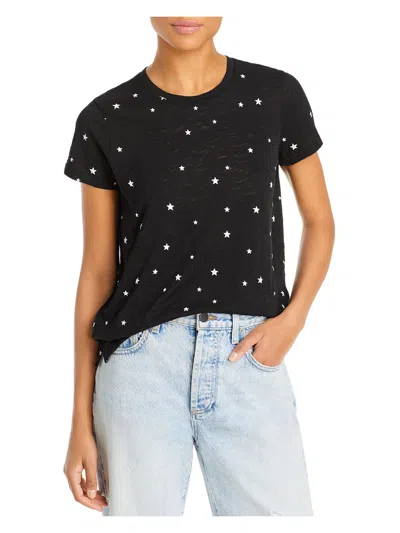 Goldie Galaxy Boy Womens Stars Short Sleeves T-shirt In Black