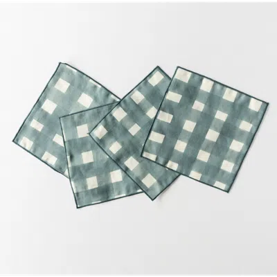 Goldie Home Cocktail Napkins In Blue