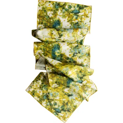 Goldie Home Green Marble Runner