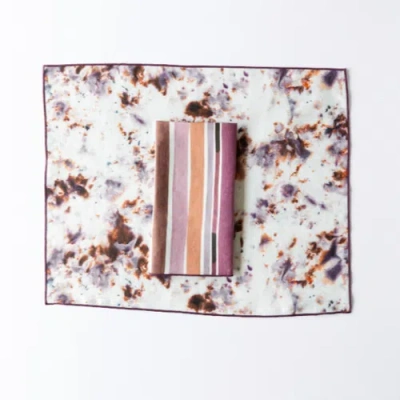 Goldie Home Lisbon Stripe Napkin X Rose Marble Placemat