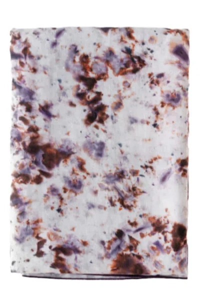 Goldie Home Rose Marble Tablecloth In Multi