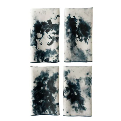 Goldie Home Table Napkin, Set Of 4 In Blue