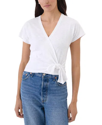 Goldie Lewinter Ballet Wrap Top In White