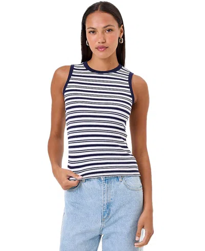 Goldie Lewinter Brie Brenton Stripe Shell Top In Multi