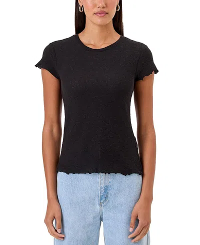 Goldie Lewinter Love Story Tee In Black