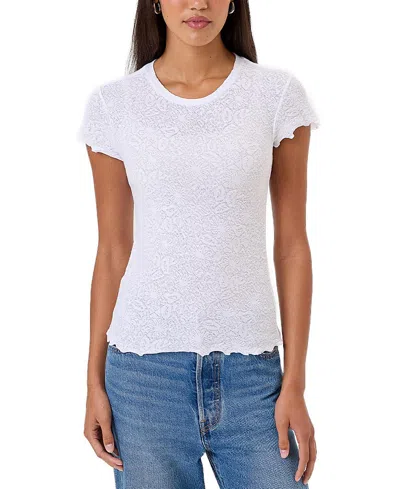 Goldie Lewinter Love Story Tee In White