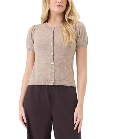 Goldie Lewinter Mirabel Cardigan In Brown