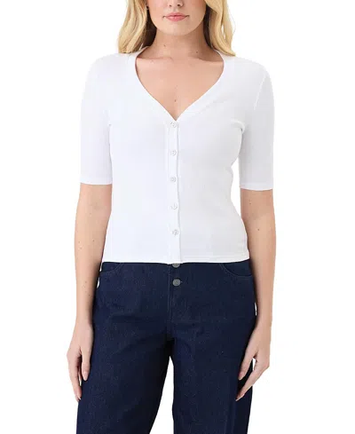 Goldie Lewinter Nathalie Cardigan In White