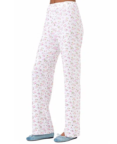 Goldie Lewinter Petite Fleur Flare Pant In White
