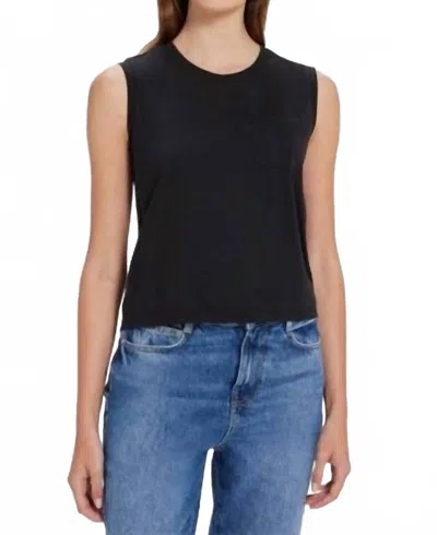 Goldie Lewinter Pocket Tee In Black
