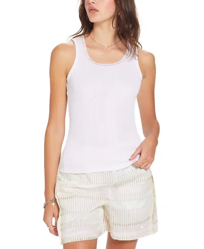 Goldie Lewinter Rainbow Connection Rib Tank Top In Neutral