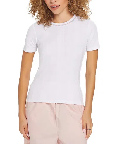 Goldie Lewinter Rainbow Connection Tee In White