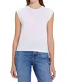 Goldie Lewinter Signature Cap Sleeve Top In White