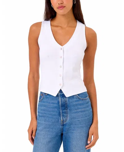 Goldie Lewinter Simone Vest In White