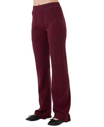 Goldie Lewinter Stella Studio Pant In Burgundy