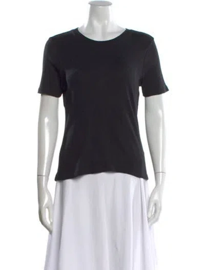 Pre-owned Goldie London Cashmere Crew Neck T-shirt In Black