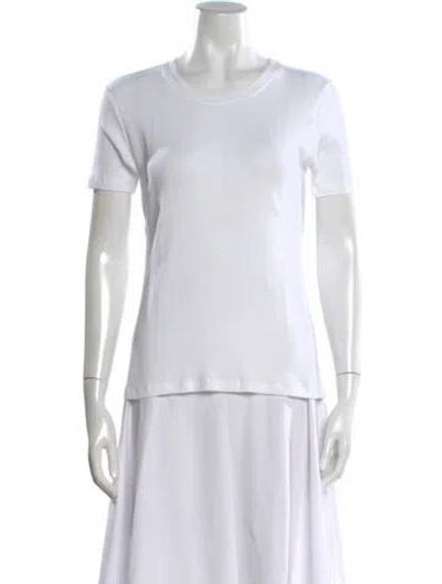 Pre-owned Goldie London Crew Neck Short Sleeve T-shirt In White