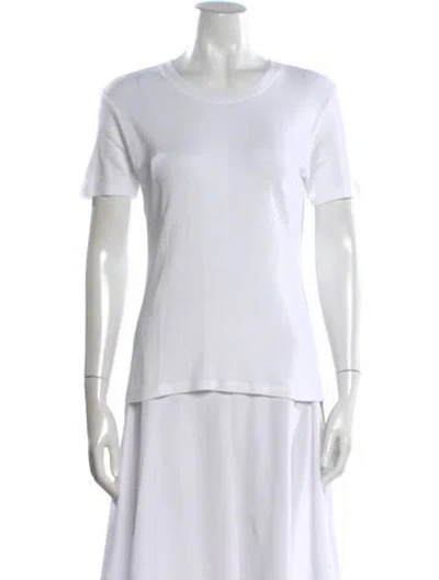 Pre-owned Goldie London Crew Neck Short Sleeve T-shirt In White