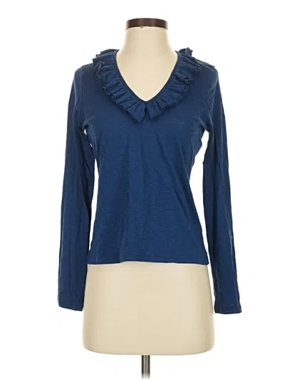 Pre-owned Goldie Long Sleeve Polo Shirt In Blue