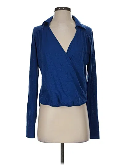Pre-owned Goldie Long Sleeve Polo Shirt In Blue