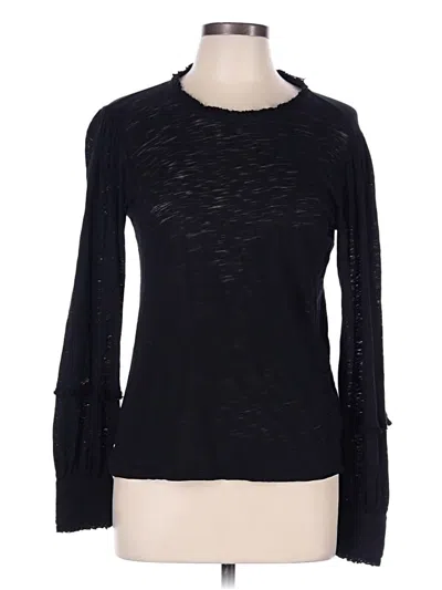 Pre-owned Goldie Long Sleeve Top Black Turtleneck Tops