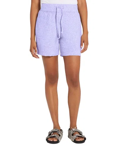 Goldie Micro Terry Drawstring Short In Purple