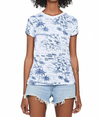 Goldie Palm Island Ringer Tee In Limoges In Blue