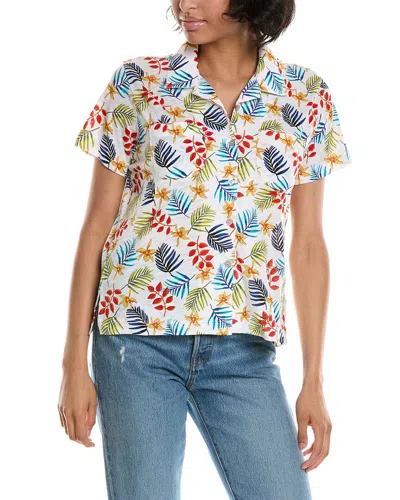 Goldie Paradise Cabana Shirt In Red