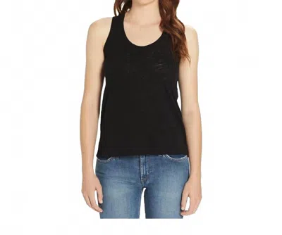 Goldie Racerback Tank Top In Black