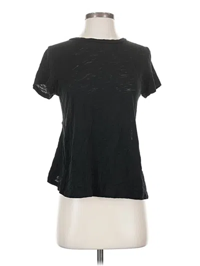 Pre-owned Goldie Short Sleeve Top Black Keyhole Neckline Tops