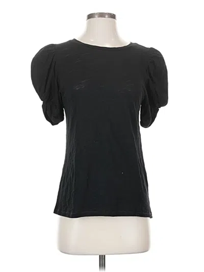 Pre-owned Goldie Short Sleeve Top Black Sweetheart Neckline Tops