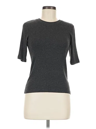 Pre-owned Goldie Short Sleeve Turtleneck In Gray