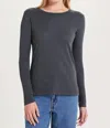 Goldie Signature Slub Long Sleeve Tee In Iron