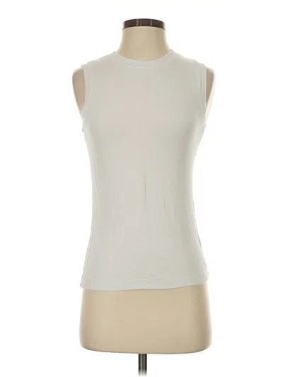 Pre-owned Goldie Sleeveless T-shirt In Ivory