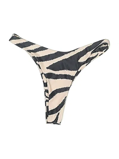 Pre-owned Goldie Swimsuit Bottoms In Tan