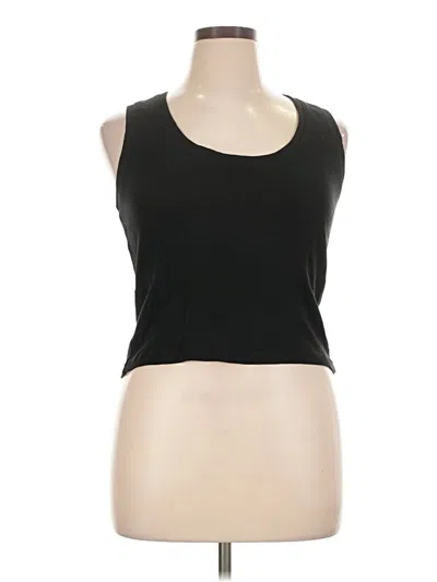 Pre-owned Goldie Tank Top Black Strapless Neckline Tops