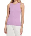 Goldie Women's Crew Tank Top In African Violet In Multi
