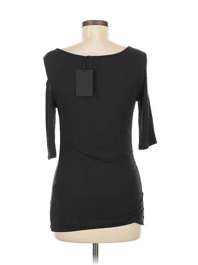 Pre-owned Goldray 3/4 Sleeve Top Black One Shoulder Neckline Tops
