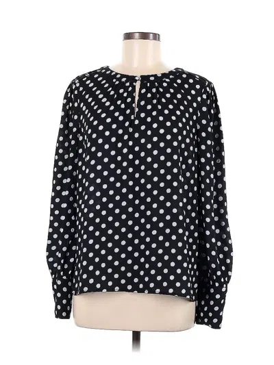 Pre-owned Goldray Long Sleeve Blouse In Black