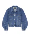 Goldsign Blue Denim Jacket In Blue