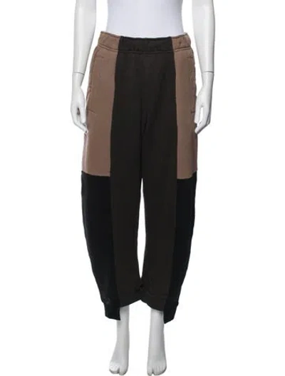 Pre-owned Goldsign Colorblock Pattern Sweatpants In Black