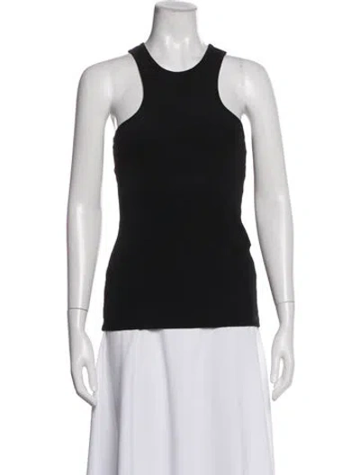 Pre-owned Goldsign Crew Neck Sleeveless Top In Black