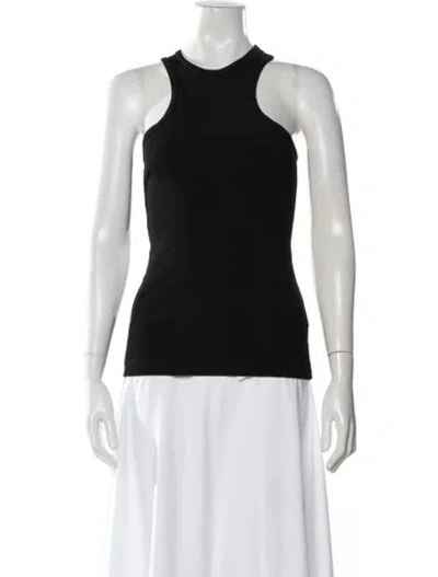 Pre-owned Goldsign Crew Neck Sleeveless Top In Black