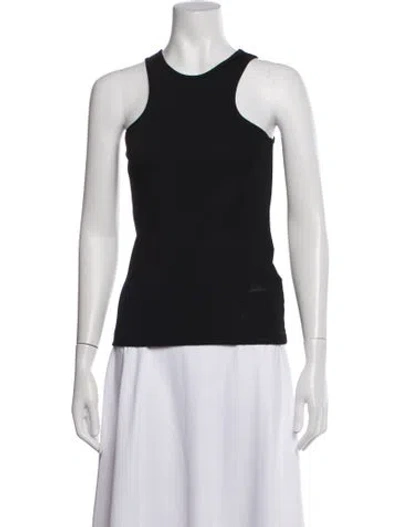 Pre-owned Goldsign Crew Neck Sleeveless Top In Black