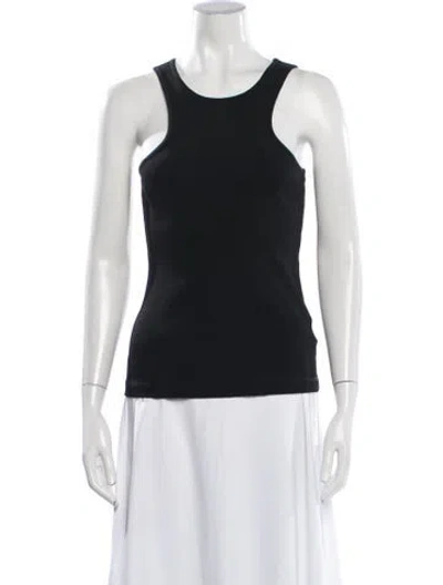 Pre-owned Goldsign Crew Neck Sleeveless Top In Black